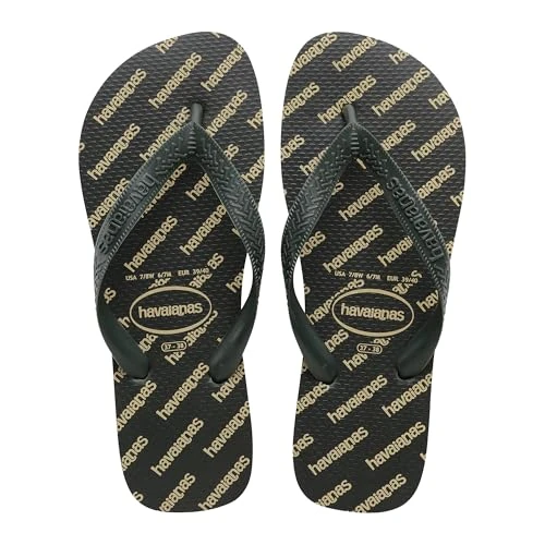 Limitiertes Angebot: Havaianas Top Logomania Essential, Unisex Flipflop, Olive Green, von 21.00 EUR auf 15.31 EUR (Spare 27%)