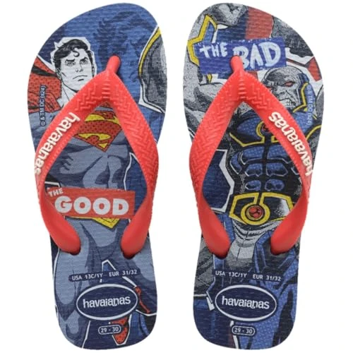 Zeitlich begrenztes Angebot: Havaianas Kids Top Herois DC Jungen FlipFlop Navy Blue 33 EU von 17.84 € auf 13.44 € (24.66% Rabatt)