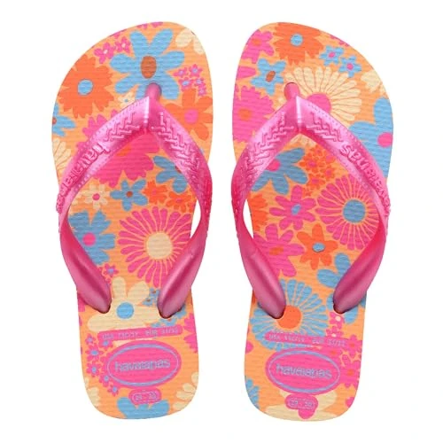 Offerta a tempo: Havaianas Kids Flores Bambine e ragazze FlipFlop Peach 31 EU - 34% da 19.00 € a 12.60 €