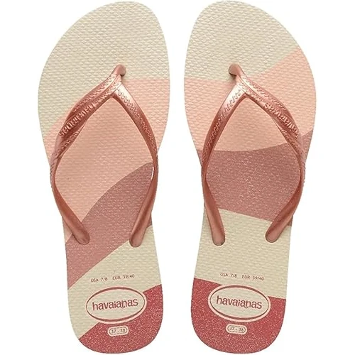 Limitiertes Angebot: Havaianas – Fantasia Gloss, bequeme, minimalistische und vielseitige Flip-Flops mit Glitzerakzenten, Damen von 20.00 EUR auf 12.00 EUR (Spare 40%)