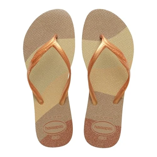 Limited-time offer: Havaianas Fantasia Gloss Women FlipFlop Beige 3.5/4 UK from 21.00 £ to 13.65 £ (save 35%)