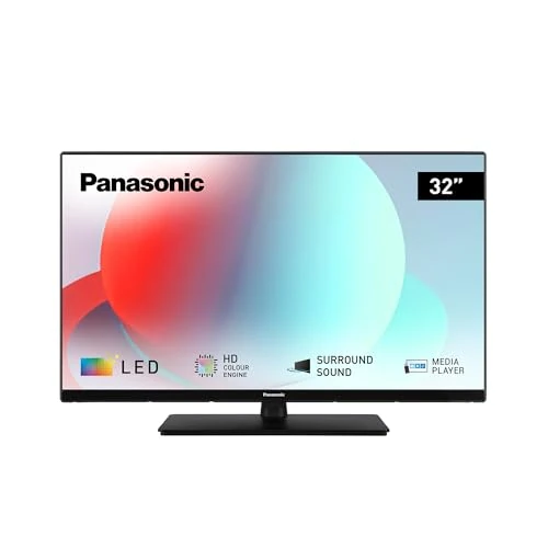 Panasonic TS-32N30AEZ, LED HD Series N30 32 inch, 2024, USB Media Player, High Contrast, Triple HD, HDMI, Wall Mounted, Narrow Frame, Extraordinary Visual Experience