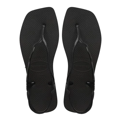 Offerta a tempo: Havaianas - Soleil, Sandali A T Da Donna Eleganti, Resistenti E Confortevoli, Chiusura Posteriore, Cinghie Ondulate E Suola Con Bordi Squadrati - 39% da 26.00 € a 15.88 €