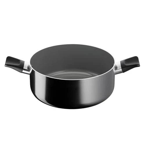 Lagostina Drop Deep Saucepan 24 cm, Non-Stick Ceramic Coating, Optimal Smoothness, Easy Cleaning, Environmentally Friendly, Thermo-Signal, Safe, Induction Compatible