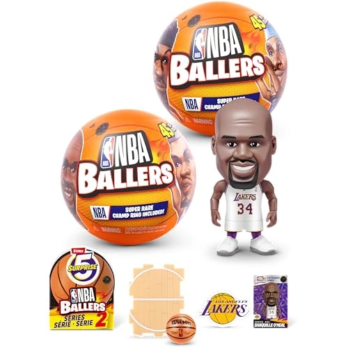 Zeitlich begrenztes Angebot: 5 Surprise NBA Ballers, Serie 2 Sammelfigur von ZURU(2 Kapsel), Mehrfarbig/Meereswellen (Ocean Tides) von 18.99 € auf 18.99 € (0.00% Rabatt)