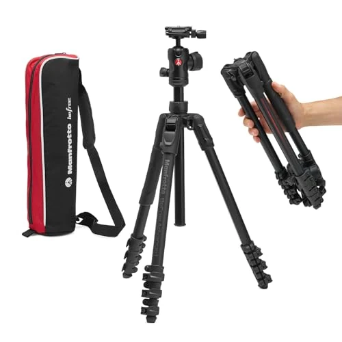 Oferta limitada: Manfrotto Befree Advanced AS, Trípode de Cámara, Bloqueo Palanca, en Aluminio, Compatible Arca-Swiss, Kit Trípode de Viaje Portátil con Rótula, para DSLR, Cámaras sin Espejo, Accesorios de Fotografía de 199.98 € a 154.99 € (ahorro 22%)