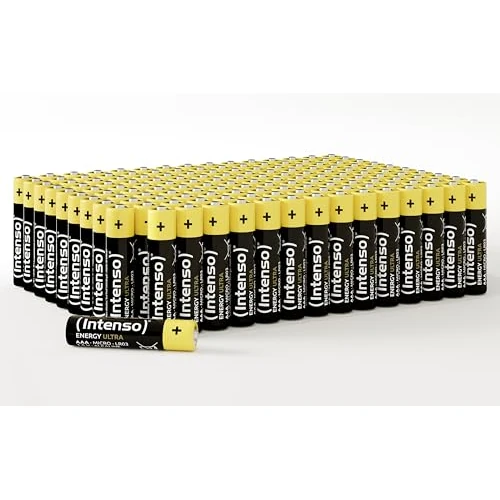 Offre limitée : Intenso Energy Ultra Lot de 150 Piles alcalines AAA Micro LR03 Jaune/Noir de 21.81 € à 21.81 € (0.00% de remise)
