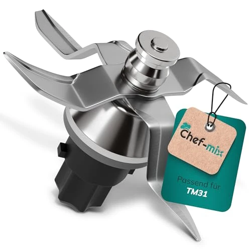 Offerta a tempo: Chef-Mix Gruppo Coltelli TM31 di Ricambio per Vorwerk Thermomix Gruppo Lame Bimby TM31 - Gruppo Coltelli Bimby TM31 in Acciaio Inox SUS420 - Lame per Bimby TM31 Ricambi Bimby TM31 Accessori Bimby TM31 - 33% da 44.99 € a 29.99 €