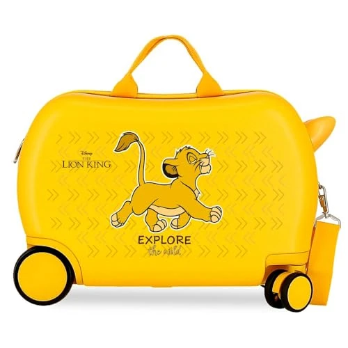 Offre limitee: Joumma Disney Le Roi Lion Explorer Valise Cabine pour Enfant, fabriquée en ABS, matériau résistant, Quatre Roues Doubles à Rotation multidirectionnelle, Fermeture à Combinaison latérale, Citronier, de 86.12 EUR a 63.20 EUR (economie 27%)