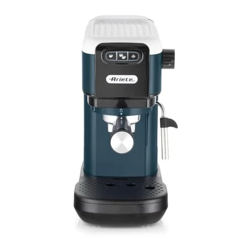 Ariete 1399 Máquina de café espresso, para polvo y almohadillas ESE, 1300 W, capacidad de 1,1 l, presión de 15 bar, filtro 1, 2 tazas y almohadillas ESE, capuchino