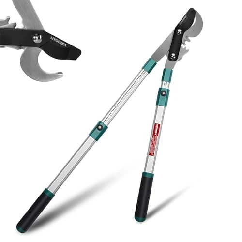 Offerta a tempo: HYCHIKA Troncarami Telescopico 99CM, Cesoie Lunghe per Potatura, Cesoia da Potatura, Tagliano Rami di Ø50 mm max., Lame Affilate, Troncarami Bypass per La Potatura di Rami Secchi e Umidi - 0.00% da 49.91 € a 49.91 €