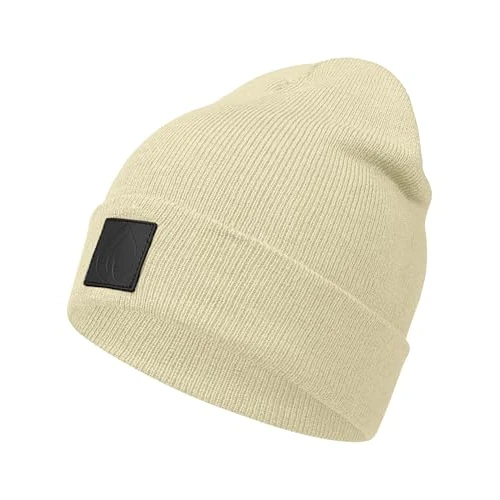 Occulto wintermuts met leren patch Crème