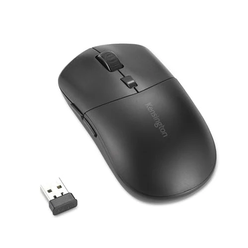 Kensington MY430 EQ Kabellose PC-Maus, 2,4-GHz-Bluetooth, Außengehäuse aus 60 % recyceltem Material (PCR), Akkulaufzeit 4 Monate pro Aufladung (K75507EU)
