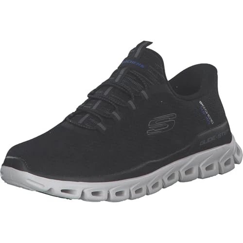 Skechers Zapatillas Glide-Step Noxus sin Cordones para Hombre, Negro -, 6.5 Wide
