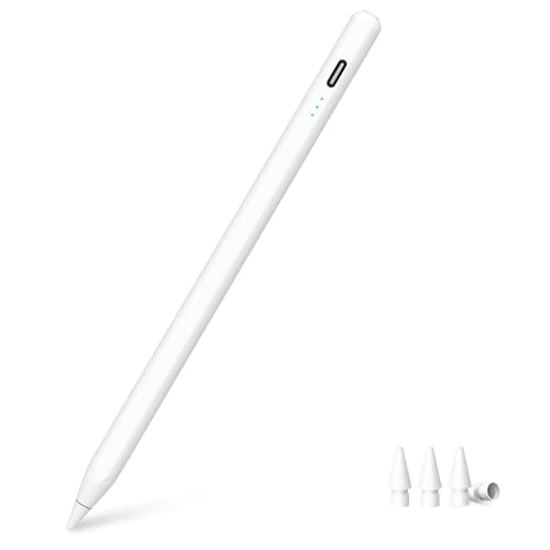 Offerta a tempo: Penna iPad per Pro Air Mini 2018-26, Rifiuto palmo, ricarica ultraveloce 2X - 15% da 9.99 € a 8.49 €