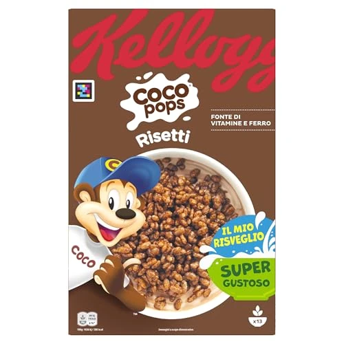 Offerta a tempo: Coco Pops - Cereali Risetti - 400Gr. — 42% da 4,59 € a 2,68 €