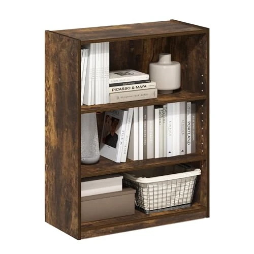 Oferta limitada: Furinno GEHRY De 3 Niveles con Estantes Ajustables, 11,6 X 24,8 X 31,6 Cm, para Salón, Dormitorio Y Oficina En Casa, Color Pino Ámbar de 61.15 € a 61.15 € (ahorro 0.00%)