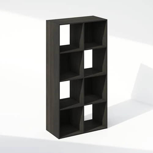 Offerta a tempo: Furinno PELLI Libreria 8 Cubi, Organizer Orizzontale a Cubi, per Soggiorno, Camera da Letto, Home Office, Espresso - 0.00% da 89.73 € a 89.73 €