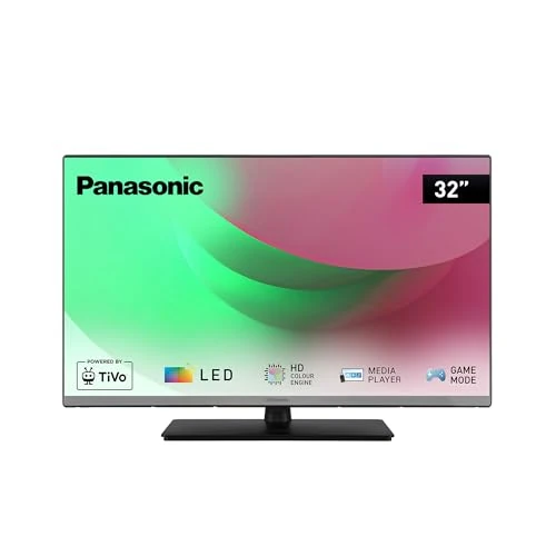 Panasonic TB-32S45AEZ, S45A seria 32 cale Full HD LED Smart TV, 2024, TiVo, sterowanie głosem Google i Alexa, tryb gier, odtwarzacz multimedialny, HDR, HDMI, zapewnia wyjątkowe wrażenia wizualne