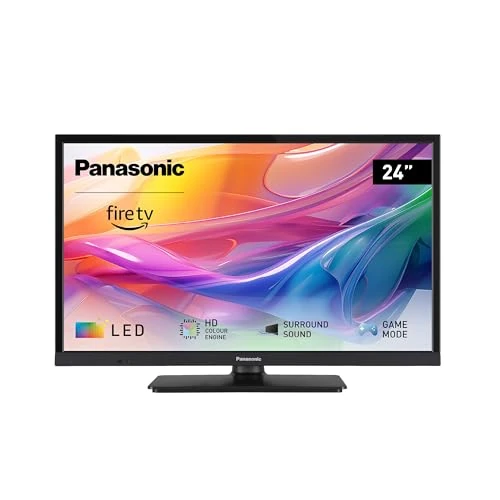 Offerta a tempo: Panasonic TV-24S50AEZ, Serie S50 24 pollici Smart TV LED HD, 2024, Fire TV, HD Colour Engine, HDR, Alexa Voice Control, Game Mode, Media Player, Per un'Esperienza Visiva Ottimale - 44% da 319.00 € a 179.99 €
