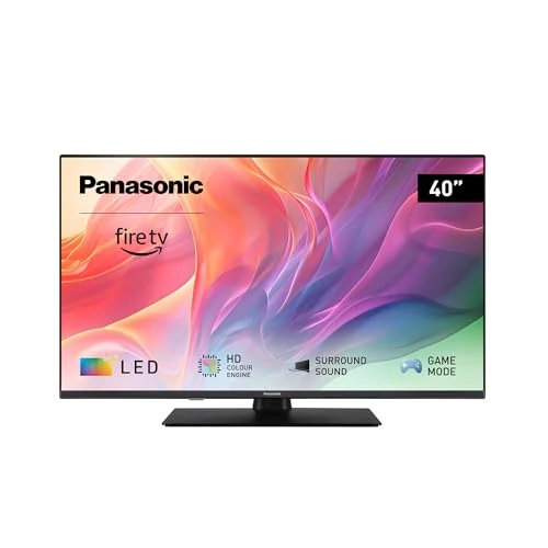 Offerta a tempo: Panasonic TV-40S55AEZ, Serie S55 40 pollici Smart TV LED Full HD, 2024, Fire TV, HD Colour Engine, HDR, Alexa Voice Control, Game Mode, Media Player, Per un'Esperienza Visiva Ottimale - 42% da 317.98 € a 185.44 €