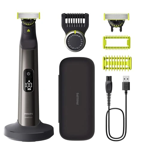 Limited-time offer: Philips OneBlade Pro 360 Authentic Face & Body Electric Beard Trimmer, Shaver and Bodygroomer, 2X 360 Blades, 1x 14-Length Comb, 1x Body Kit, 1x Charging Stand, 1x Travel Case, QP6652/30 from 99.99 GBP to 80.80 GBP (save 19%)
