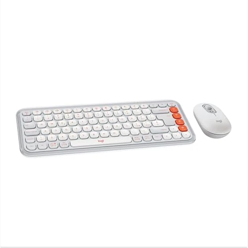 Offre limitée : Logitech Pop Icon Combo, Ensemble Clavier et Souris Bluetooth, Frappe Confortable, Touches et Boutons programmables, clics discrets, Easy-Switch Jusqu’à 3 dispositifs - Blanc de 79.99 EUR à 79.99 EUR (remise 0%)
