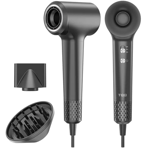 Offre limitee: TQQ Seche Cheveux Professionnel, 200 Millions ionique Négatifs, Moteur Haute Vitesse 110000 TR/Min, 57dB Faible Bruit Sèche Cheveux Pour Maison et Voyages de 44.00 EUR a 44.00 EUR (economie 0%)