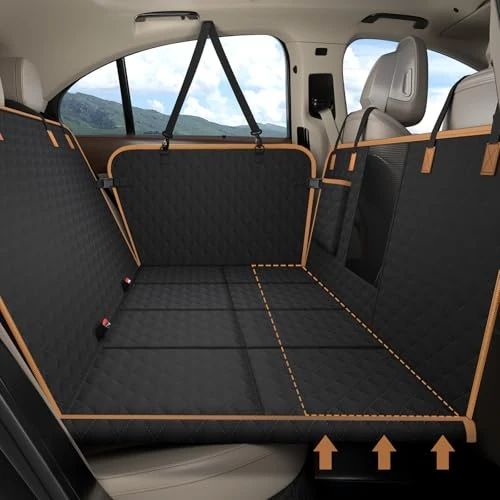 Offerta a tempo: Coprisedile Auto per Cani con Pannello di Fibra Rigido- Più spazio — 5% da 59,99 € a 56,99 €