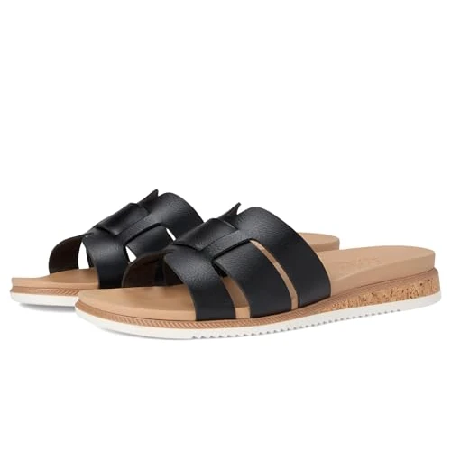 Offerta a tempo: Skechers DESERT KISS LOW PEAK LOOK - Sandali a ciabatta Da donna, Black, - 35% da 44.95 € a 29.20 €