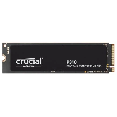 Limited-time offer: Crucial P310 2TB SSD M.2 2280 NVMe PCIe Gen4, Up to 7,100MB/s, Laptop & Desktop (PC) Compatible, Internal Solid State Drive - CT2000P310SSD801 from 217.89 £ to 185.73 £ (save 15%)