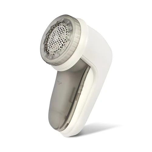 Begrenztes Angebot: Girmi ST11 Fusselrasierer, 3 Edelstahlklingen, 2 Geschwindigkeiten, 3 Schnitthöheneinstellungen, Sicherheitsvorrichtung, Abnehmbarer Fusselbehälter, Reinigungsbürste, Weiß von 17.12 EUR auf 17.12 EUR (Rabatt 0%)