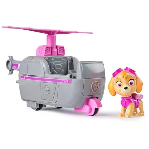 Offerta a tempo: Paw Patrol, Elicottero di Skye con Personaggio Action Figure, Veicolo di Salvataggio Aereo con Elica Rotante per Missioni ad Adventure bay, Giocattolo per Bambini e Bambine, 3+ Anni - 8% da 13.99 € a 12.90 €