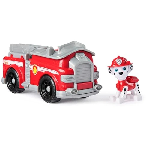 Offerta a tempo: Paw Patrol, Camion dei Pompieri di Marshall con Personaggio Action Figure, Veicolo di Salvataggio con Scala Mobile per Missioni ad Adventure Bay, Giocattolo per Bambini e Bambine, 3+ Anni - 0.00% da 13.99 € a 13.99 €