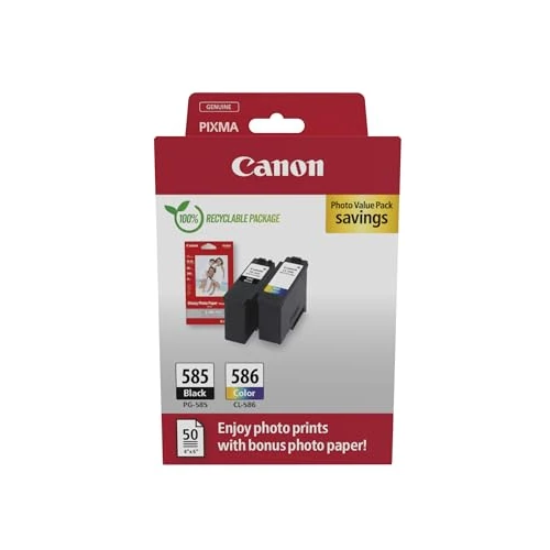 Offerta a tempo: Canon PG-585 / CL-586 Photo Value Pack - 0.00% da 52.74 € a 52.74 €