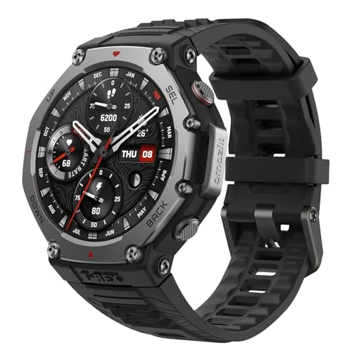 Limited-time offer: Amazfit T-Rex 3 Outdoor Smartwatch 48mm AMOLED Display, Offline Maps & Navigation, 6 Satellite Systems Dual Band GPS, 27 Days Battery Life, NFC Payment, 170 Sports Mode, 45m Freediving for Adventure from 279.90 GBP to 252.99 GBP (save 10%)