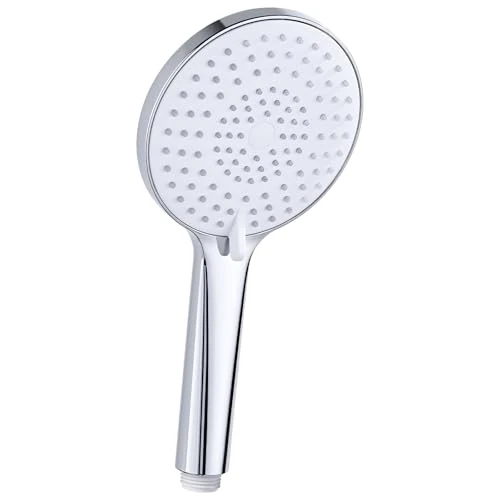 Offerta a tempo: YEAUPE PRO Soffione Doccia Anticalcare, 3 Modi Funzione soffione doccia alta pressione(Φ120mm), Risparmio Idrico, Soffione Per Doccia Universale Dimensione Collegare, Cromo - 0.00% da 22.42 € a 22.42 €