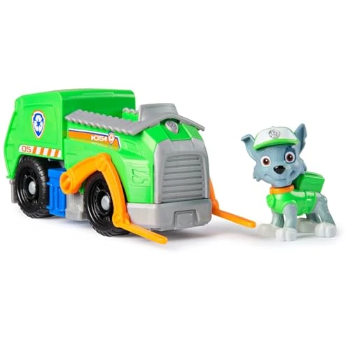 Offre limitee: Paw Patrol - Pat Patrouille - Véhicule Figurine Rocky - Voiture Figurine À Collectionner - Pat Patrouille Véhicule - Plastique Recyclé - Voiture Enfant - Jouet Enfant 3 Ans Et + de 12.99 EUR a 11.99 EUR (economie 8%)