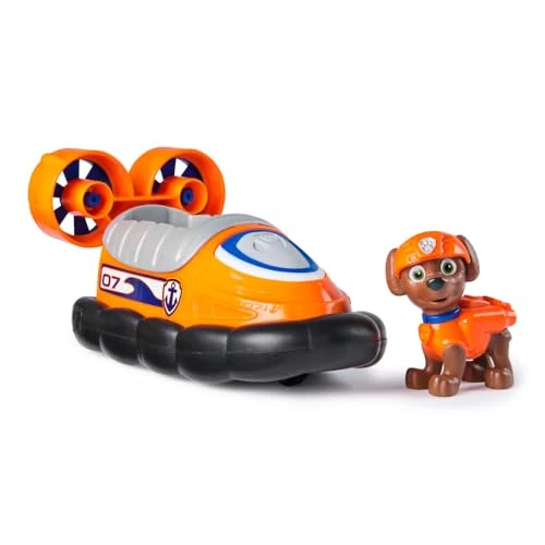 Offerta a tempo: Paw Patrol, Aeroscafo di Zuma con Personaggio Action Figure, Veicolo di Salvataggio Acquatico con Eliche Rotanti per Missioni ad Adventure Bay, Giocattolo per Bambini e Bambine, 3+ Anni - 0.00% da 17.81 € a 17.81 €