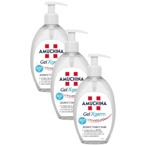 Offerta a tempo: AMUCHINA Gel Mani Disinfettante, Trasparente — 18% da 26,97 € a 22,20 €