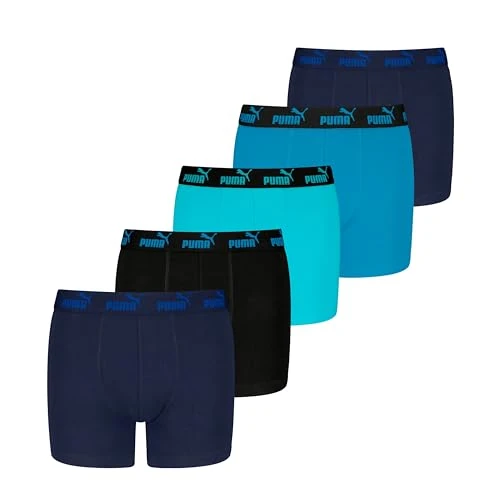 Tijdelijke aanbieding: PUMA Basic Boxer voor jongens (set van 5), Blue Combo, 146-152 van 21.11 € naar 21.11 € (0.00% korting)