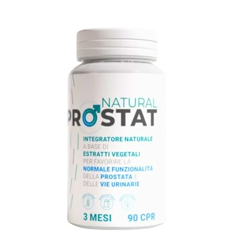 NATURAL PROSTAT - SERENOA REPENS 400MG | 180 COMPRESSE (Fino a 6 Mesi di Fornitura) | Saw Palmetto, Integratore Prostata | con Licopene Zinco e Ortica e.s. Integratori Prostata Uomo Vegano