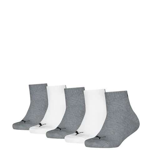 Offerta a tempo: PUMA Plain Quarter, Calzini Unisex - Bambini e ragazzi, Bianco Grigio Bianco, 31-34 - 32% da 12.90 € a 8.73 €
