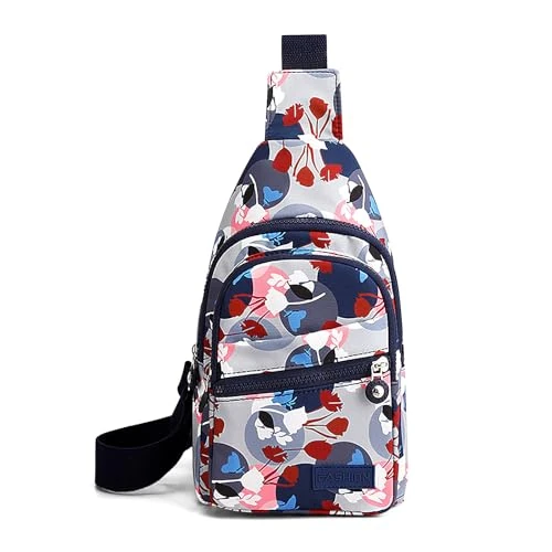 Zeitlich begrenztes Angebot: WisePoint Crossbody Sling Tasche, Nylon Crossbody Taschen für Frauen Brusttasche mit verstellbarem Riemen, personalisierte Sling Geldbörse Cross Body Fanny Pack für Reisen, Shopping (style 4) von 12.99 € auf 12.99 € (0.00% Rab