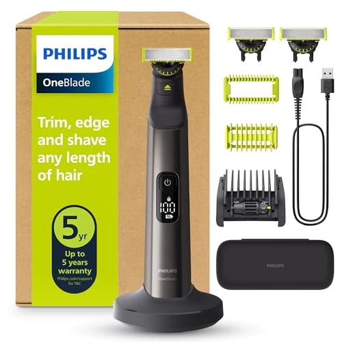 Limited-time offer: Philips OneBlade Pro 360 Authentic Face & Body Electric Beard Trimmer, Shaver and Bodygroomer, 3X 360 Blade, 1x 20-Length Comb, 1x Body Kit, 1x Charging Stand, 1x Travel case, QP6652/35 from 109.99 GBP to 89.99 GBP (save 18%)