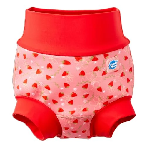 Oferta limitada: Splash About Happy Nappy Duo pañal de natación reutilizable, Strawberry Field, 0-3 meses de 28.00 € a 17.62 € (ahorro 37%)