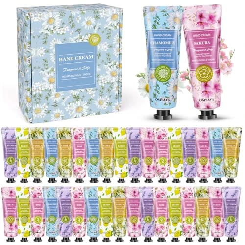 Begrenztes Angebot: Handcreme Mini Geschenkset, 36 Pack Handcreme Kleine Weihnachtsgeschenke für Sehr Trockene Hände, Dankeschön Geschenke Hände Fuß Feuchtigkeitscreme Weihnachten Geschenke für Frauen Damen, 1080ml von 14.99 EUR auf 14.99 EUR (Rabatt 0%)