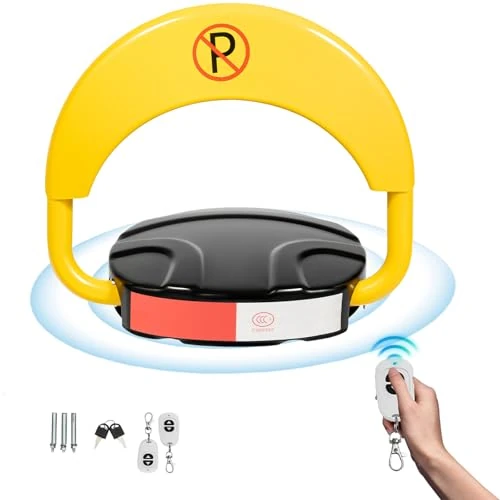 Offerta a tempo: Blocco per parcheggio, barriera con telecomando, blocco per parcheggio pieghevole, delimitazione del parcheggio, blocco per parcheggio elettrico, grado di protezione IP67, braccio girevole - 4% da 51.99 € a 49.99 €