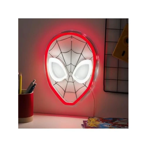 Spiderman Wall Mountable LED Neon Light Officially Licensed Marvel Accent Light for Boys and Girls Bedroom or Man Cave, Superhero Comic Collectible Gift | Paladone