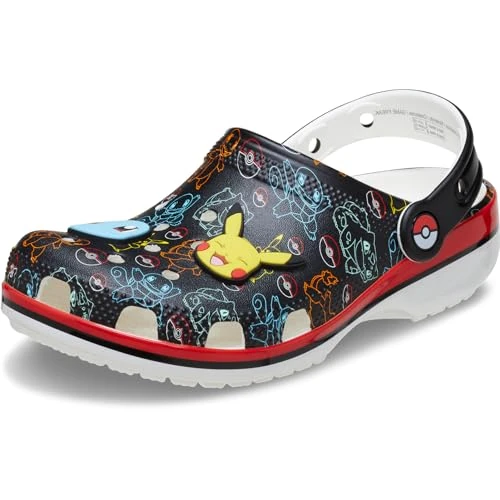 Offerta a tempo: Crocs Pokemon Print Cls Clg T, Zoccoli Unisex - Bambini e Ragazzi, Multicolore, 19/20 EU - 70% da 49.99 € a 14.76 €